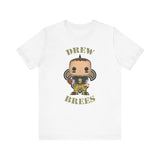 Drew Brees New Orleans Saints Throwback, Soft Cotton Bella and Canvas Short Sleeve Tee shirt