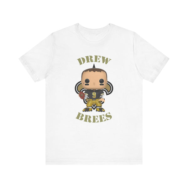 Drew Brees New Orleans Saints Throwback, Soft Cotton Bella and Canvas Short Sleeve Tee shirt