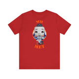 Mr Met New York Mets, Soft Cotton Bella and Canvas Short Sleeve Tee shirt