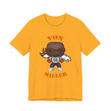 Von Miller Denver Broncos, Soft Cotton Bella and Canvas Short Sleeve Tee shirt
