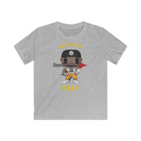 Leveon Bell Pittsburgh Steelers, Kids Gildan Softstyle Tee Shirt