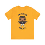Junior Seau L.A Chargers, Soft Cotton Bella and Canvas Short Sleeve Tee shirt