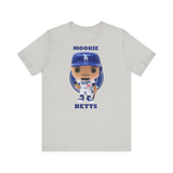 Mookie Betts L.A/Brooklyn Dodgers, Soft Cotton Bella and Canvas Short Sleeve Tee shirt
