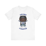 Amari Cooper Dallas Cowboys, Soft Cotton Bella and Canvas Short Sleeve Tee shirt