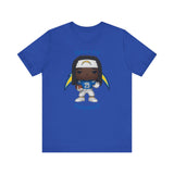 Melvin Gordon L.A Chargers, Soft Cotton Bella and Canvas Short Sleeve Tee shirt