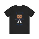 Junior Seau L.A Chargers, Soft Cotton Bella and Canvas Short Sleeve Tee shirt