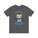 Philip Rivers L.A Chargers, Soft Cotton Bella and Canvas Short Sleeve Tee shirt