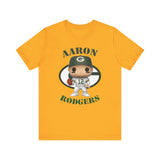 Aaron Rodgers Green Bay Packers, Soft Cotton Bella and Canvas Short Sleeve Tee shirt