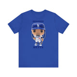 Mookie Betts L.A/Brooklyn Dodgers, Soft Cotton Bella and Canvas Short Sleeve Tee shirt