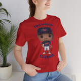 Francisco Lindor Cleveland Indians, Soft Cotton Bella and Canvas Short Sleeve Tee shirt