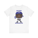 Jackie Robinson L.A/Brooklyn Dodgers, Soft Cotton Bella and Canvas Short Sleeve Tee shirt