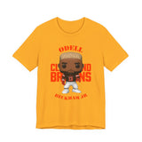 Odell Beckham Jr Cleveland Browns, Soft Cotton Bella and Canvas Short Sleeve Tee shirt