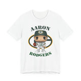 Aaron Rodgers Green Bay Packers, Soft Cotton Bella and Canvas Short Sleeve Tee shirt