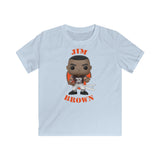 Jim Brown Cleveland Browns, Kids Gildan Softstyle Tee Shirt