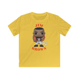 Jim Brown Cleveland Browns, Kids Gildan Softstyle Tee Shirt