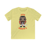 Jim Brown Cleveland Browns, Kids Gildan Softstyle Tee Shirt