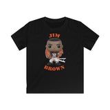Jim Brown Cleveland Browns, Kids Gildan Softstyle Tee Shirt
