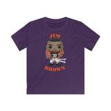 Jim Brown Cleveland Browns, Kids Gildan Softstyle Tee Shirt