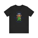 Russell Wilson Seattle Seahawks (Green), Soft Cotton Bella and Canvas Short Sleeve Tee shirt