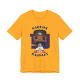 Saquon Barkley New York Giants, Soft Cotton Bella and Canvas Short Sleeve Tee shirt