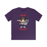 Tom Brady New England Patriots Superbowl, Kids Gildan Softstyle Tee Shirt