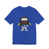 Melvin Gordon L.A Chargers, Soft Cotton Bella and Canvas Short Sleeve Tee shirt