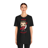 Nico Hischier New Jersey Devils, Soft Cotton Bella and Canvas Short Sleeve Tee shirt