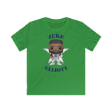 Zeke Elliott Dallas Cowboys (Throwback), Kids Gildan Softstyle Tee Shirt