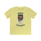 Zeke Elliott Dallas Cowboys (Throwback), Kids Gildan Softstyle Tee Shirt
