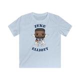 Zeke Elliott Dallas Cowboys (Throwback), Kids Gildan Softstyle Tee Shirt