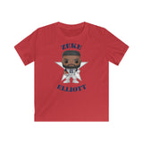 Zeke Elliott Dallas Cowboys (Throwback), Kids Gildan Softstyle Tee Shirt