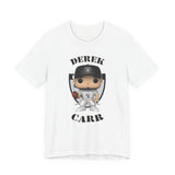 Derek Carr Las Vegas Raiders, Soft Cotton Bella and Canvas Short Sleeve Tee shirt