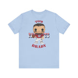 Tom Brady New England Patriots (Throwback), Soft Cotton Bella and Canvas Short Sleeve Tee shirt
