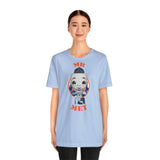 Mr Met New York Mets, Soft Cotton Bella and Canvas Short Sleeve Tee shirt