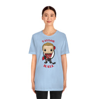 Taylor Hall New Jersey Devils, Soft Cotton Bella and Canvas Short Sleeve Tee shirt