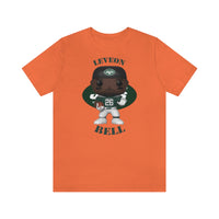 Leveon Bell New York Jets, Soft Cotton Bella and Canvas Short Sleeve Tee shirt