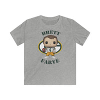 Brett Farve Green Bay Packers, Kids Gildan Softstyle Tee Shirt