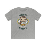 Brett Farve Green Bay Packers, Kids Gildan Softstyle Tee Shirt