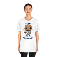 Dak Prescott Dallas Cowboys, Soft Cotton Bella and Canvas Short Sleeve Tee shirt