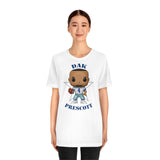 Dak Prescott Dallas Cowboys, Soft Cotton Bella and Canvas Short Sleeve Tee shirt