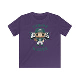 Carson Wentz Philadelphia Eagles Green Jersey, Kids Gildan Softstyle Tee Shirt