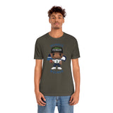 Russell Wilson Seattle Seahawks, Soft Cotton Bella and Canvas Short Sleeve Tee shirt