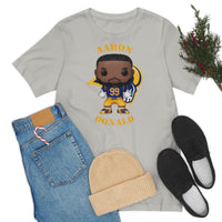 Aaron Donald L.A Rams, Soft Cotton Bella and Canvas Short Sleeve Tee shirt