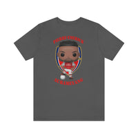 Pierre-Emerick Aubameyang Arsenal, Soft Cotton Bella and Canvas Short Sleeve Tee shirt
