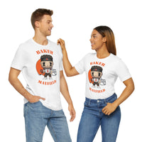 Baker Mayfield Cleveland Browns, Soft Cotton Bella and Canvas Short Sleeve Tee shirt