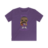 Kobe Bryant L.A Lakers (Purple), Kids Gildan Softstyle Tee Shirt
