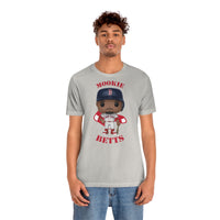 Mookie Betts Boston Red Sox, Soft Cotton Bella and Canvas Short Sleeve Tee shirt