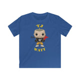 TJ Watt Pittsburgh Steelers, Kids Gildan Softstyle Tee Shirt