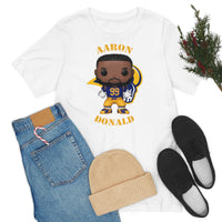 Aaron Donald L.A Rams, Soft Cotton Bella and Canvas Short Sleeve Tee shirt