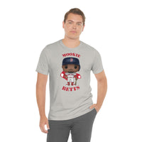 Mookie Betts Boston Red Sox, Soft Cotton Bella and Canvas Short Sleeve Tee shirt